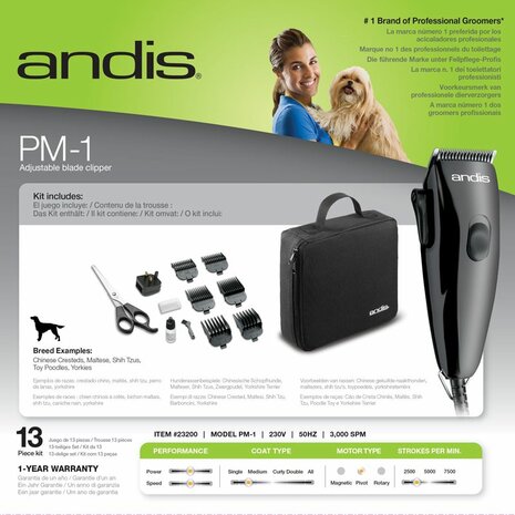 Andis tondeuse set model Pivot PM-1.0