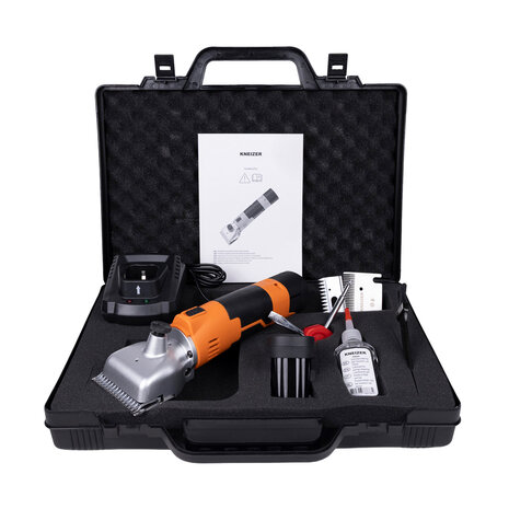 Kneizer CordlessPro Horse Draadloos Scheerapparaat voor Paarden &ndash; 2 accu&rsquo;s en 2 messensets